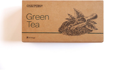 

chai point Green Tea , 25 Tea Bags Herbs Green Tea(45 g, Vacuum Pack)