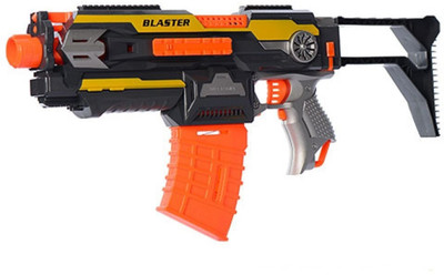 

TOYGALAXY ELECTRIC SOFT BULLET BLASTER GUN WITH 3 CUSTOMIZATION MODES(Multicolor)