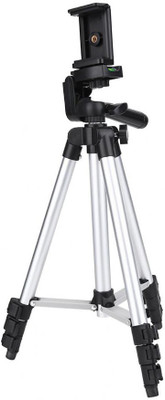

LIZZIE 3110 Foldable C Tripod(Silver, Supports Up to 1500)
