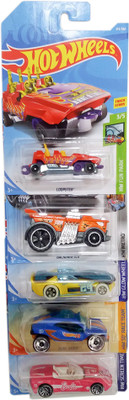 

kidoz kingdom HOT WHEELS 5 CARS MIX SET(Multicolor)