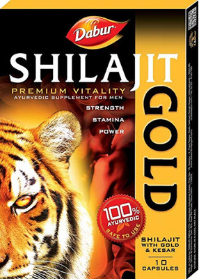 

Dabur SHILAJIT GOLD 10 capsules (pack of 2)(20 No)