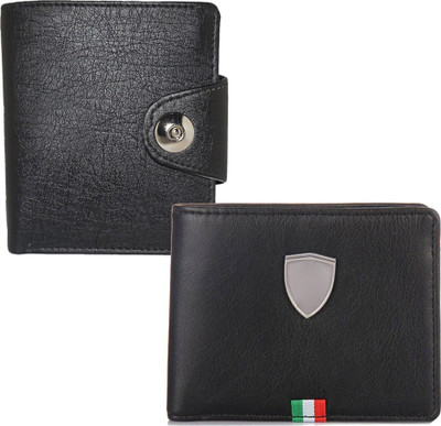 

Fillincart Men Black Artificial Leather Wallet(4 Card Slots)