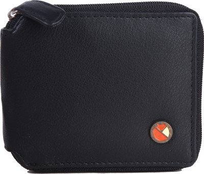 

BROWN FOX Men Black Genuine Leather Wallet(6 Card Slots)