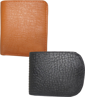 

Element Cart Men Formal Brown Artificial Leather Wallet(5 Card Slots), Black;brown