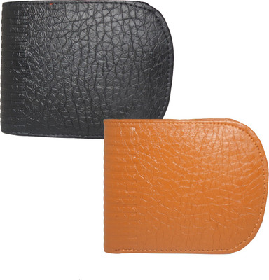 

Fillincart Men Black, Brown Artificial Leather Wallet(5 Card Slots)