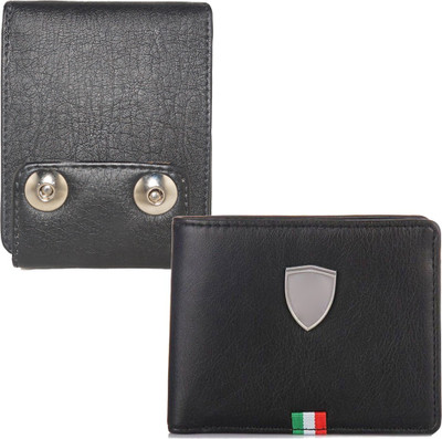 

Fillincart Men Black Artificial Leather Wallet(4 Card Slots)