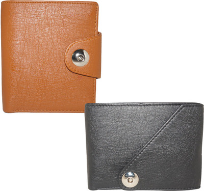 

Fillincart Men Brown, Black Artificial Leather Wallet(5 Card Slots), Black;brown