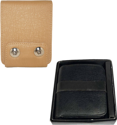 

Fillincart Men Black, Brown Artificial Leather Wallet(8 Card Slots)