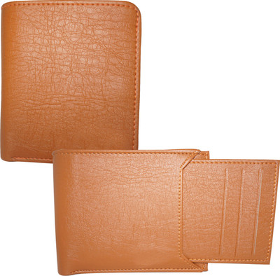 

Element Cart Men Formal Brown Artificial Leather Wallet(7 Card Slots)