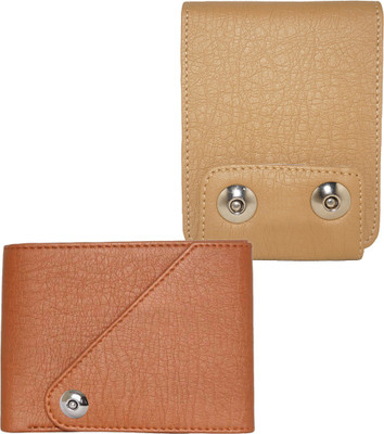 

Element Cart Men Tan Artificial Leather Wallet(8 Card Slots), Brown