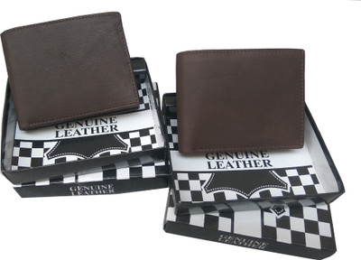 

Shreejee Men Brown Genuine Leather Wallet(6 Card Slots)