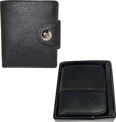 

Element Cart Men Casual Black Artificial Leather Wallet(9 Card Slots)