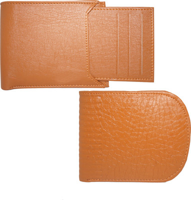 

Element Cart Men Formal Brown Artificial Leather Wallet(7 Card Slots)