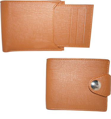 

Element Cart Men Casual Brown Artificial Leather Wallet(7 Card Slots)