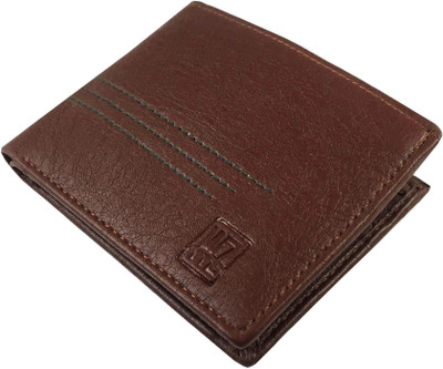 

WENZEST Men Casual Brown Artificial Leather Wallet(3 Card Slots)