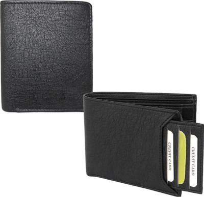 

Fillincart Men Black Artificial Leather Wallet(7 Card Slots)