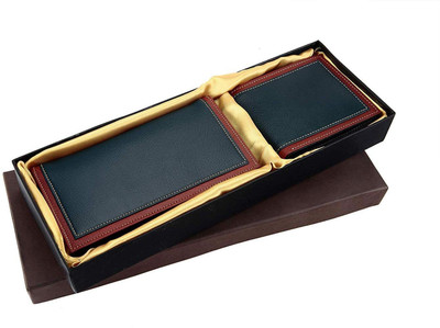 

Borse Men Casual Blue Genuine Leather Wallet(5 Card Slots), Tan