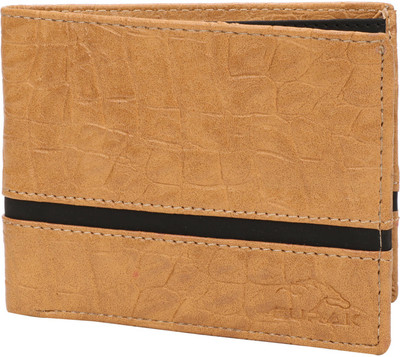 

BURAK Men Beige Artificial Leather Wallet(4 Card Slots)