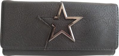 

Fashion Avenue Girls Black Artificial Leather Wallet(10 Card Slots)
