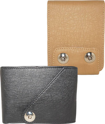 

Fillincart Men Black, Brown Artificial Leather Wallet(8 Card Slots)
