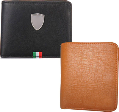 

Element Cart Men Casual Black Artificial Leather Wallet(5 Card Slots), Black;brown