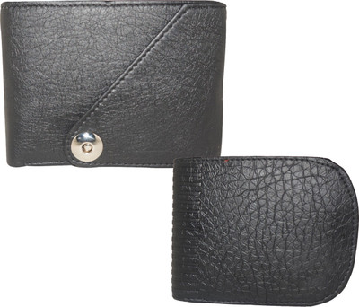 

Fillincart Men Black Artificial Leather Wallet(5 Card Slots)