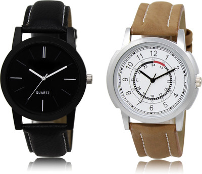 

The Shopoholic Stylist Designer Combo Pack 2 Black And White Dial Analog Watch For Boys Watch Belts For Men Watch - For Men