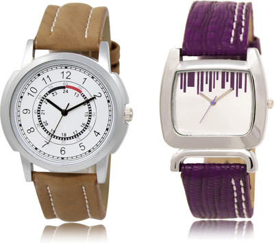 

The Shopoholic Stylist Designer Combo Pack 2 White And Silver Dial Analog Watch For Boys And Girls Watch For Women Watch - For Men & Women