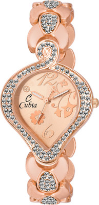 

cubia cb-1225 Amber Rose Gold Watch - For Women