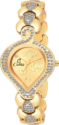 

cubia CB-1416 Dazzling Golden Watch Exclusive Series Watch - For Women
