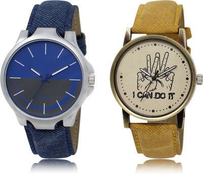 

The Shopoholic Treny and Precious Blue And Grey And Brown Dial Analog Watch For Boys Stylish Watches For Men Watch - For Men