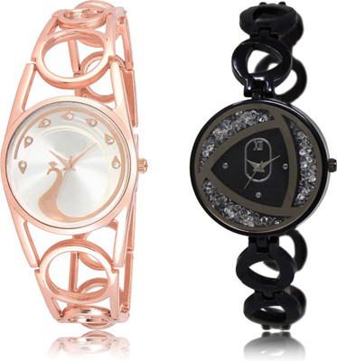 

The Shopoholic Silver And Black Dial Analog Watch For Girls Girl Watch Watch - For Women