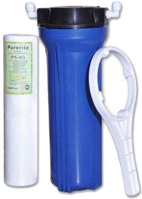 

KRPLUS Pre-Filter Housing Kit/Spun Filter/Wrench Spanner Key & 1/4" Connnector For Domestic RO Water Purifier Solid Filter Cartridge(5, Pack of 3)