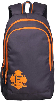 

F Gear Castle - Rugged Base 24.0 L Standard Backpack(Multicolor), Grey;orange