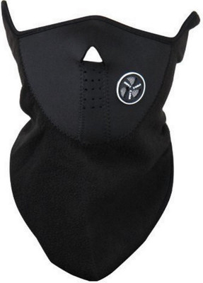 ADONYX Black Bike Face Mask for Men & Women(Size: Free,  Balaclava)