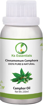 

Ks Essentials Camphor Essential Oil 100% Pure and Natural & Undiluted For Skin Care & Hair(250 ml)