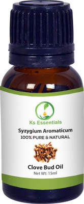 

Ks Essentials 100% Pure Clove bud oil Pure Therapeutic Grade For Aromatherapy, Hair Care & Skin Care(15 ml)