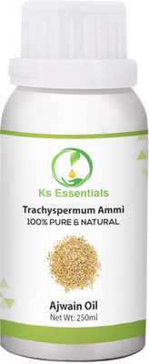 

Ks Essentials 100% Pure Ajwain Essential Oil (Trachyspermum ammi) Natural Therapeutic Grade(250 ml)