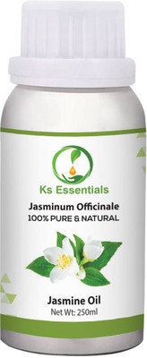 

Ks Essentials 100% Jasmine Essential Oil Pure Natural & Undiluted For Skin care & Hair(250 ml)