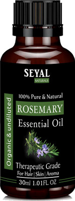 

Seyal Rosemary Essential Oil Pure & Natural Therapeutic Grade Undiluted For Hair Growth, Skin, Aroma(30 ml)