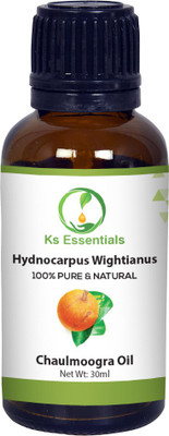 

Ks Essentials 100% Pure Chaulmoogra Oil (Hydnocarpus wightiana) Natural Therapeutic Grade(30 ml)