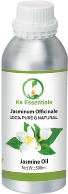 

Ks Essentials 100% Jasmine Essential Oil Pure Natural & Undiluted For Skin care & Hair(500 ml)