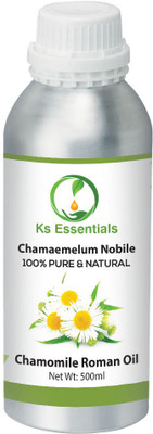 

Ks Essentials 100% Pure Roman Chamomile Essential Oil (Chamaemelum nobile) Natural Therapeutic Grade(500 ml)