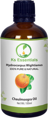 

Ks Essentials 100% Pure Chaulmoogra Oil (Hydnocarpus wightiana) Natural Therapeutic Grade(100 ml)
