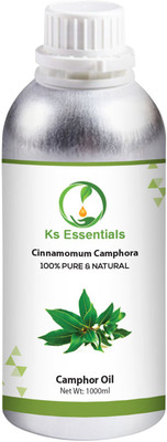 

Ks Essentials Camphor Essential Oil 100% Pure and Natural & Undiluted For Skin Care & Hair(1000 ml)