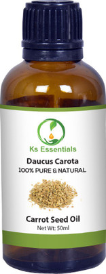 Ks Essentials 100% Pure Carrot Seed Essential Oil Natural & Undiluted Hair & Skin(50 ml)