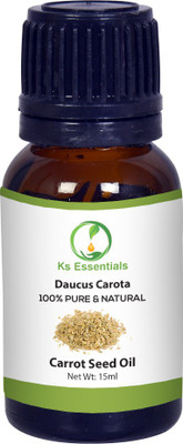 

Ks Essentials 100% Pure Carrot Seed Essential Oil Natural & Undiluted Hair & Skin(15 ml)