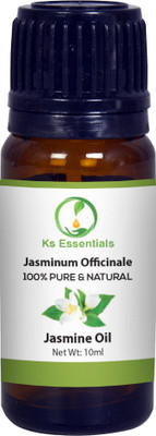 

Ks Essentials 100% Jasmine Essential Oil Pure Natural & Undiluted For Skin care & Hair(10 ml)