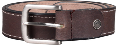

Toffil Men Casual Brown Genuine Leather Belt, Dark brown