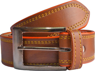 

Sun Shopping Men Formal Tan Synthetic Belt